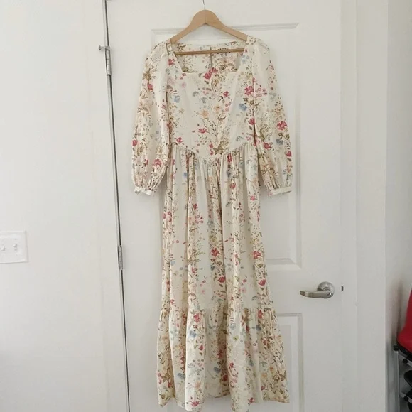 Meadows Marigold Maxi Dress Meadow Flowers Cream - Picture 6 of 13